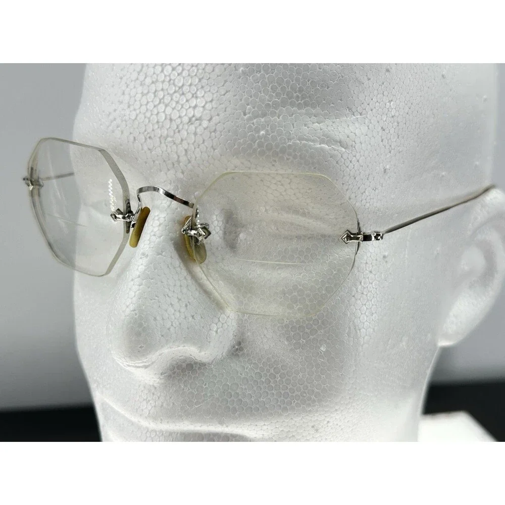 AO Eyeglasses Antique 2-tone Gold Rimless 1/10 12K GF American Optical (C5-04)